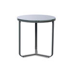 COUCHTISCH Sicherheitsglas 50/50/50 cm rund Grau  - Grau, Design, Glas/Metall (50/50/50cm) - Xora