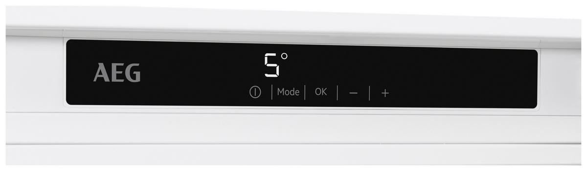 KÜHLSCHRANK 55,6/139,8/54,9 cm SKE814D9ZC  - Weiß, Basics, Metall (55,6/139,8/54,9cm) - AEG