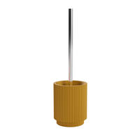 WC KEFE-SZETT fém  műanyag   - sötétsárga/króm, Basics, műanyag/fém (10,7/36/10,7cm) - Sadena