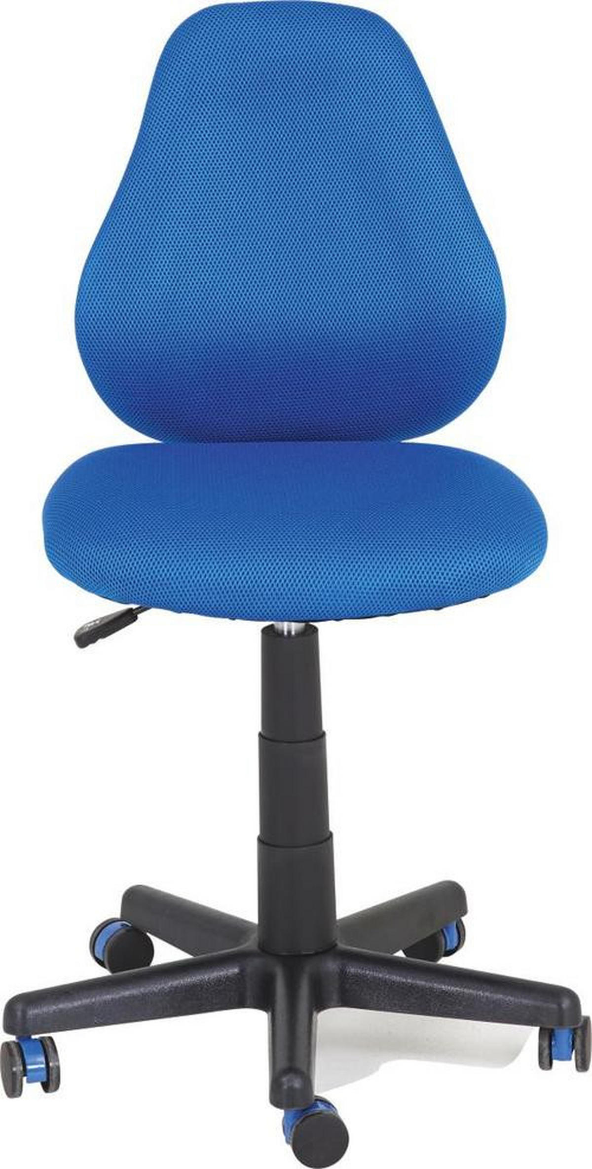 RADNA STOLICA ZA MLADE  crna, plava   - crna/plava, Dizajnerski, tekstil/plastika (41/82(94)/58cm) - Xora