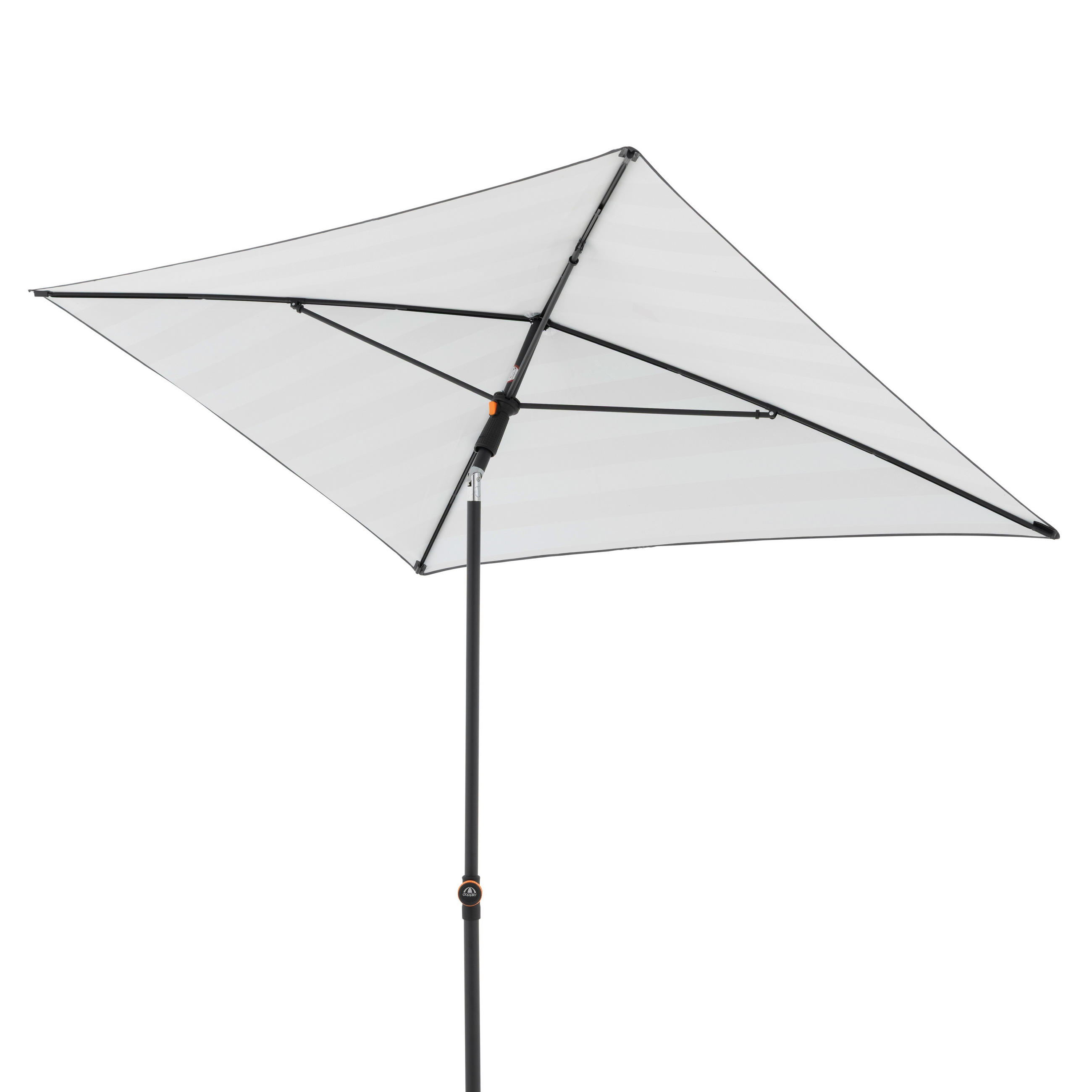 SONNENSCHIRM  190/125 cm  - Anthrazit, Basics, Textil/Metall (190/125cm) - Doppler