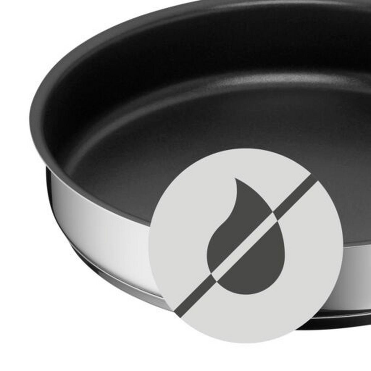 BRATPFANNE 18 cm  - Silberfarben, Basics, Metall (18cm) - WMF