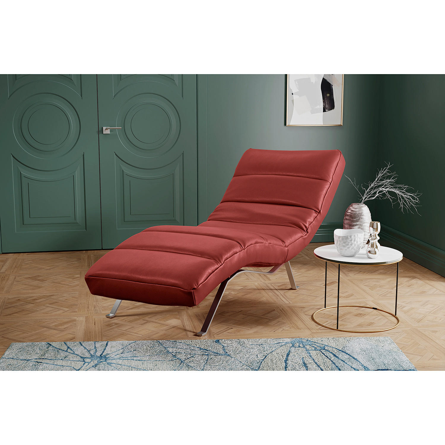 Livetastic Relaxliege Rot 65x65-95x171 cm