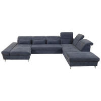 SJEDEĆA GARNITURA tekstil, drvni materijal  antracit   - boje kroma/antracit, Design, drvni materijal/tekstil (350/73-96/245cm) - MID.YOU