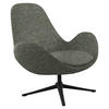 SESSEL in Chenille Dunkelgrün  - Dunkelgrün/Schwarz, Design, Textil/Metall (88/89/80cm) - home24
