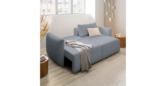 ECKSOFA Hellgrau Jersey Rückenkissen, Bettkasten, Schlaffunktion, Rücken echt, Liegefläche im Originalstoff  - Hellgrau/Schwarz, KONVENTIONELL, Kunststoff/Textil (238/148cm) - Carryhome