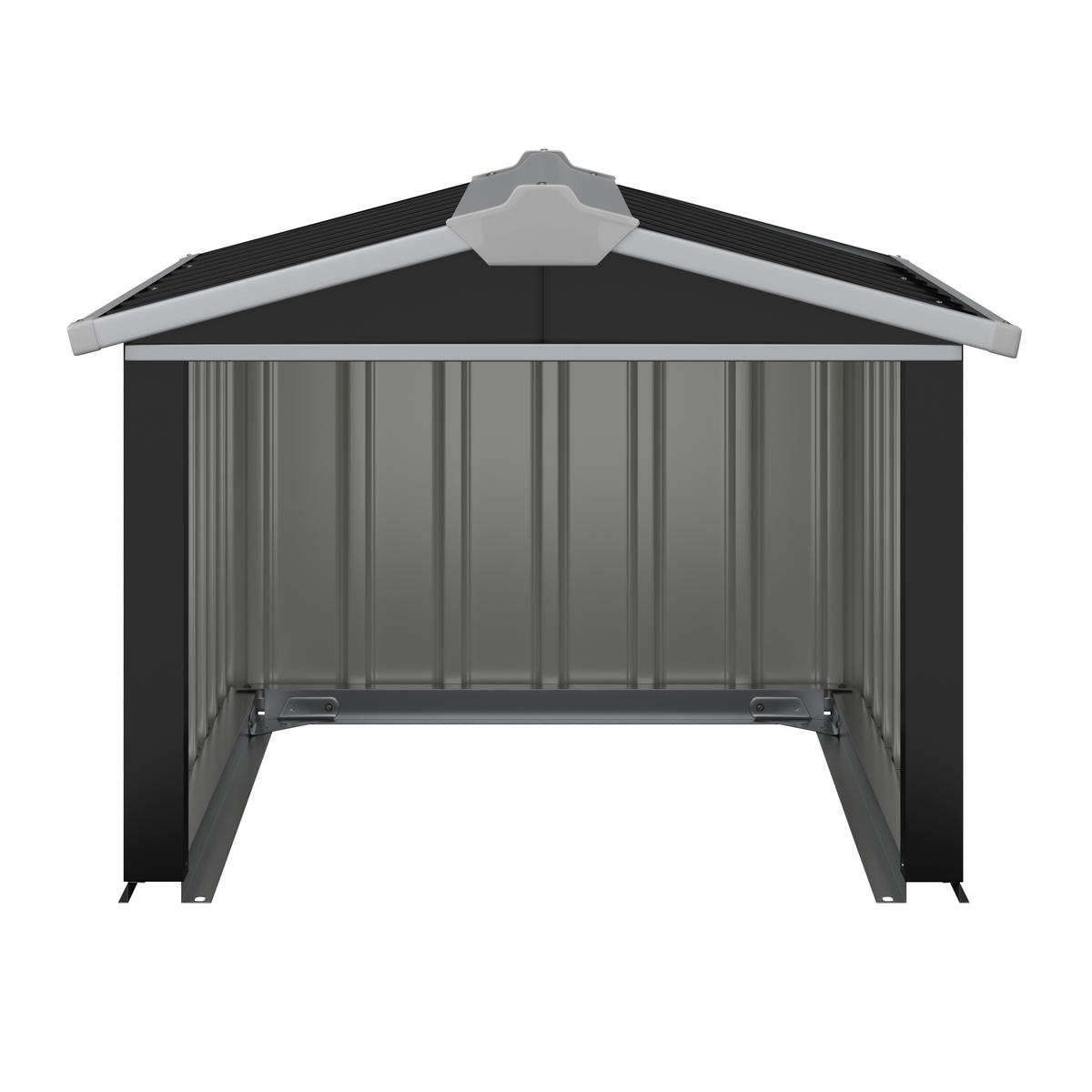 KLEINGARAGE 86/100/63,5 cm  - Anthrazit, MODERN, Metall (86/100/63,5cm) - Homezone