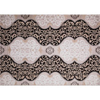 VINTAGE-TEPPICH 120/170 cm Eleysa Schwarz, Weiß, Beige  - Beige/Schwarz, LIFESTYLE, Textil (120/170cm)