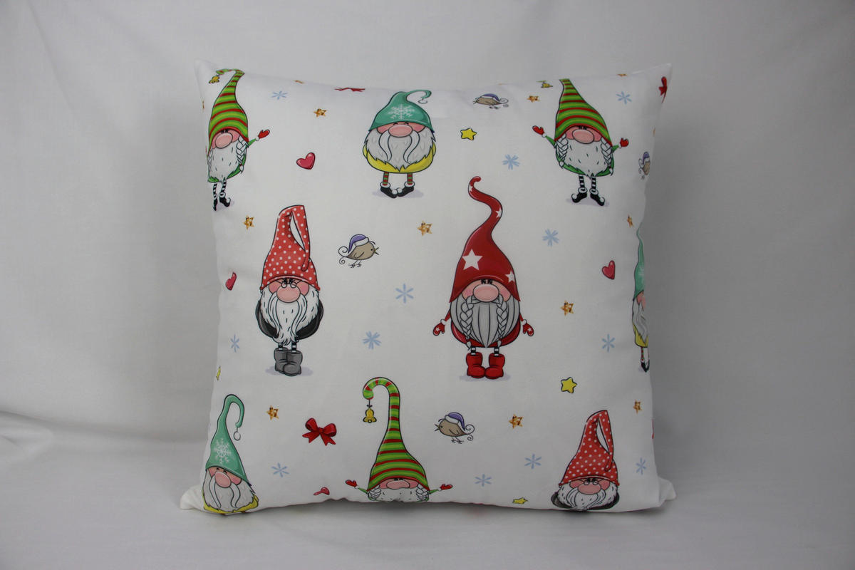 DÍSZPÁRNA  - fehér, Basics, textil (45/45/5cm)