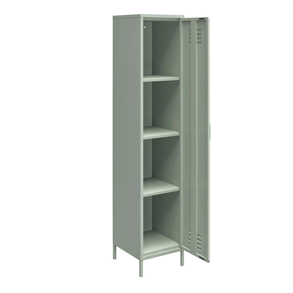 GARDEROBENSCHRANK Mission District  in 38/185/40 cm  - Grün, Design, Metall (38/185/40cm) - MID.YOU