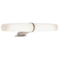 AUFBAULEUCHTE Eva 23,5/3,5/8 cm   - Chromfarben/Weiß, Basics, Kunststoff (23,5/3,5/8cm) - Stylife