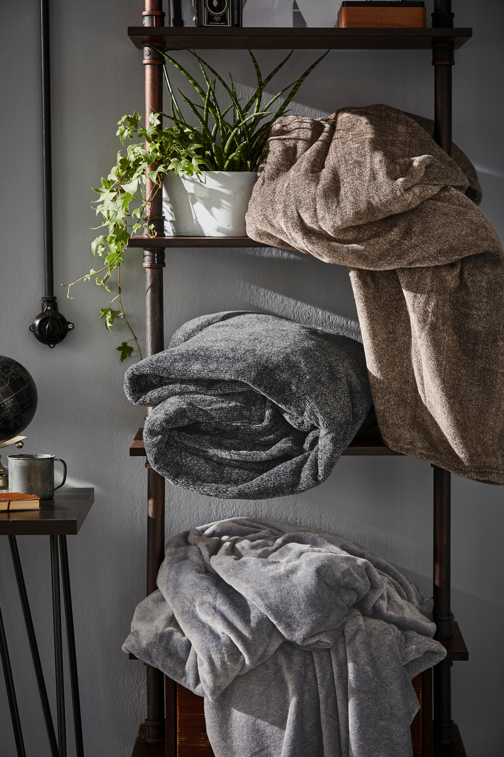 DEKA, mikrovlákno, 160/220 cm - hnědá, Design, textil (160/220cm) - Bugatti
