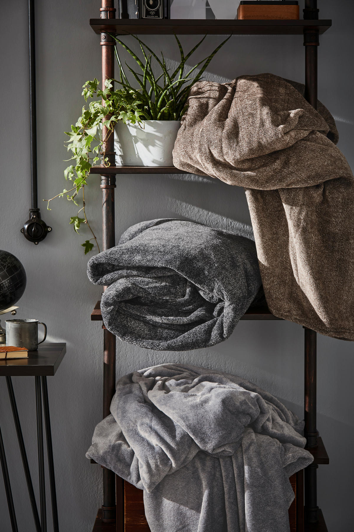 DEKA, mikrovlákno, 160/220 cm - hnědá, Design, textil (160/220cm) - Bugatti