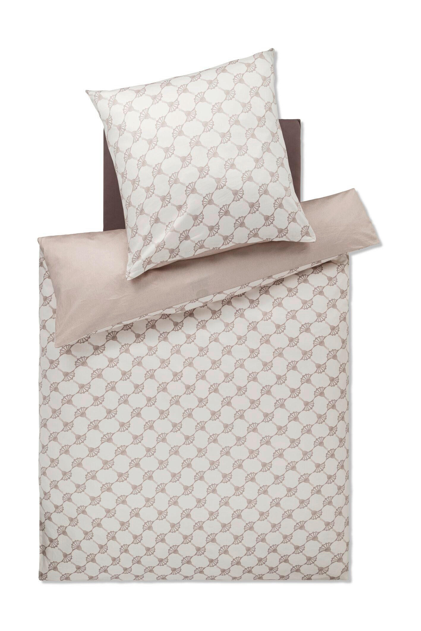 BETTWÄSCHE 2-teilig JOOP! CORNFLOWER DOUBLE Jersey 135/200 cm  - Creme, Basics, Textil (135/200cm) - Joop!