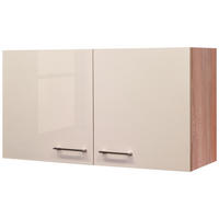 KÜCHENOBERSCHRANK 100/54,8/32 cm  in Sonoma Eiche, Kaschmir  - Kaschmir/Edelstahlfarben, MODERN, Holzwerkstoff/Metall (100/54,8/32cm) - FlexWell