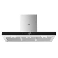 DUNSTABZUGSHAUBE MH90M77T6B  - Edelstahlfarben/Schwarz, Basics, Metall (89,8/46,5/50cm) - Midea