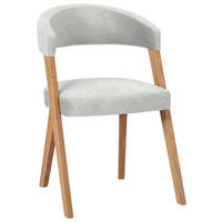 STUHL  in Flachgewebe  - Wildeiche/Eichefarben, Modern, Holz/Textil (56/81/66cm) - Venda
