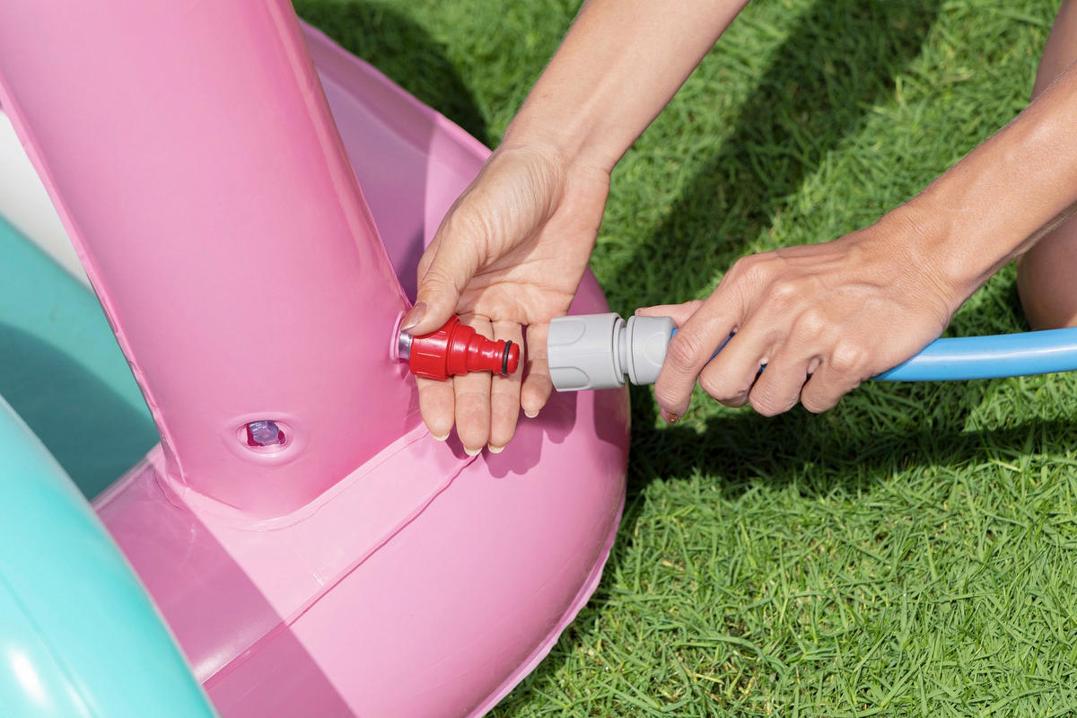 PLANSCHBECKEN 180/180/117 cm  - Multicolor, Basics, Kunststoff (180/180/117cm) - Bestway