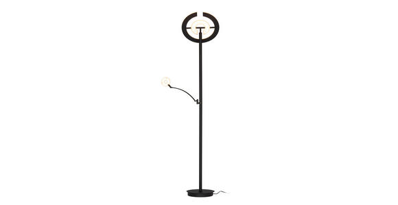 LED-DECKENFLUTER 40/180 cm    - Schwarz, KONVENTIONELL, Kunststoff/Metall (40/180cm) - Dieter Knoll
