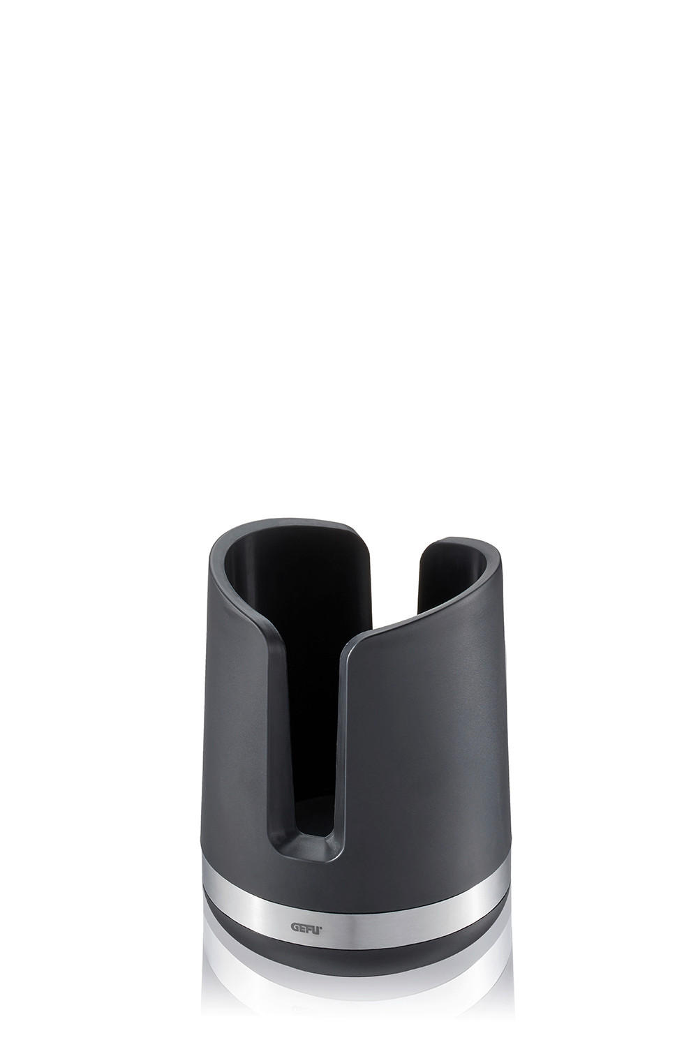 FLASCHENKÜHLER - Edelstahlfarben/Schwarz, KONVENTIONELL, Kunststoff/Metall (12,6/15,7cm) - Gefu