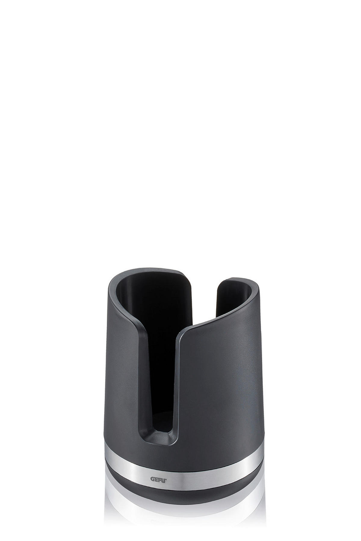 FLASCHENKÜHLER - Edelstahlfarben/Schwarz, KONVENTIONELL, Kunststoff/Metall (12,6/15,7cm) - Gefu