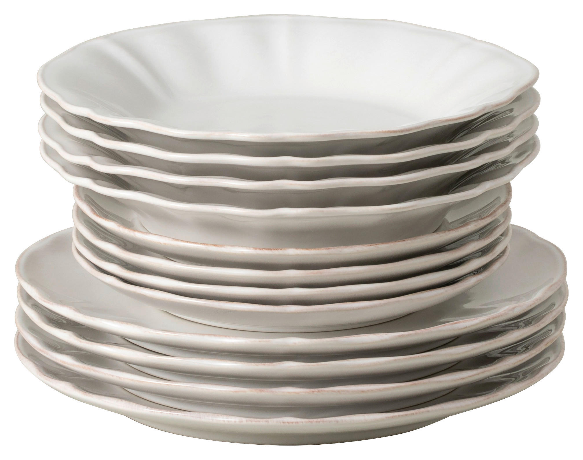 KOMBISERVICE Weiß ALENTEJO 12-teilig 4 Personen  - Weiß, Basics, Keramik - Costa Nova