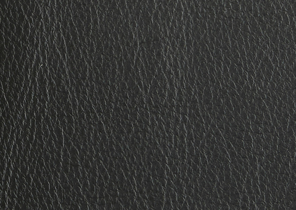 3-SITZER-SOFA  in Echtleder Schwarz   - Anthrazit/Schwarz, Design, Leder/Metall (230/70/109cm) - Johann Jakob