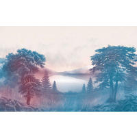 VLIESTAPETE 2,5 m  - Blau/Rosa, Basics (400/250cm) - Xora