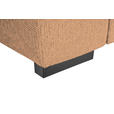 ECKSOFA Rostfarben Struktur  - Rostfarben/Schwarz, Design, Kunststoff/Textil (205/284cm) - Xora