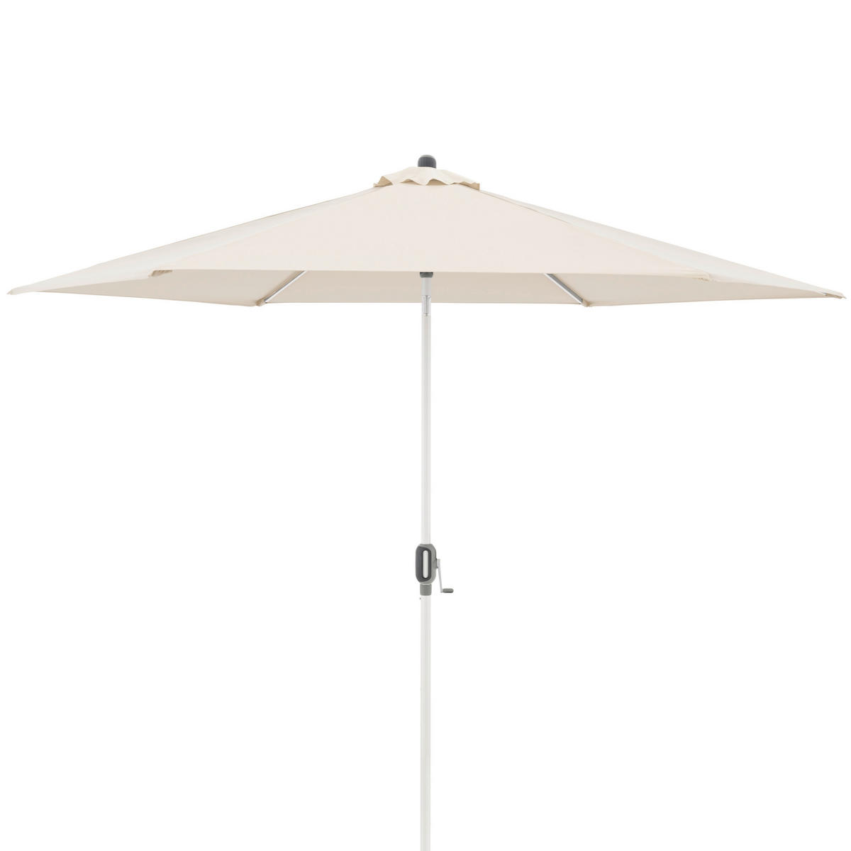 SONNENSCHIRM 305 cm Naturfarben  - Silberfarben/Naturfarben, KONVENTIONELL, Textil/Metall (305/305cm) - Doppler