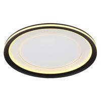 PLAFONIERĂ - alb/opal, Design, plastic/metal (41,5/6cm) - Globo