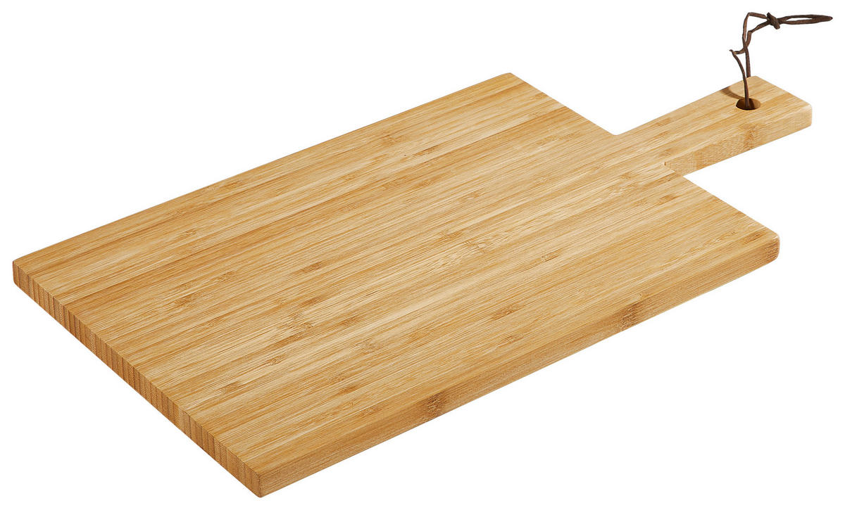 SCHNEIDEBRETT Holz Bambus  - Braun, Basics, Holz (25/47/1,5cm)