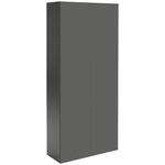 GARDEROBENSCHRANK Newniq  in 80/180/34 cm  - Anthrazit, Design, Holzwerkstoff (80/180/34cm) - Hom`in