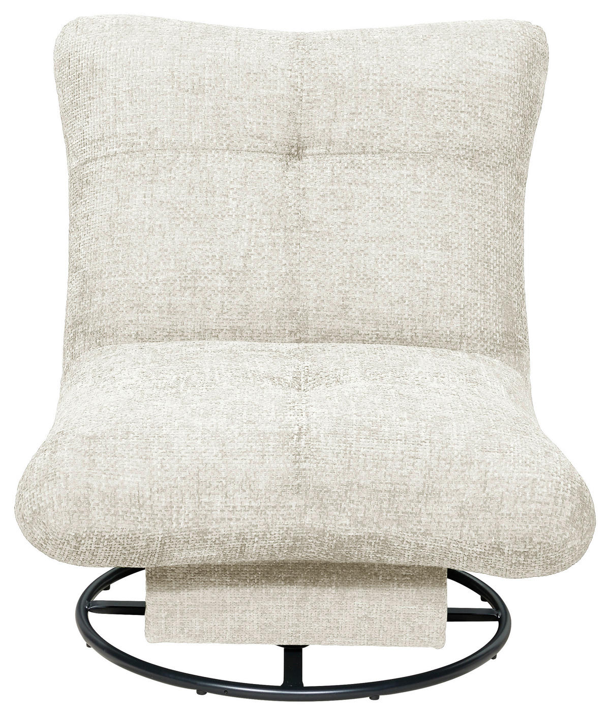 SESSEL in Webstoff Beige  - Beige/Schwarz, Konventionell, Textil/Metall (96/75/93cm) - MID.YOU