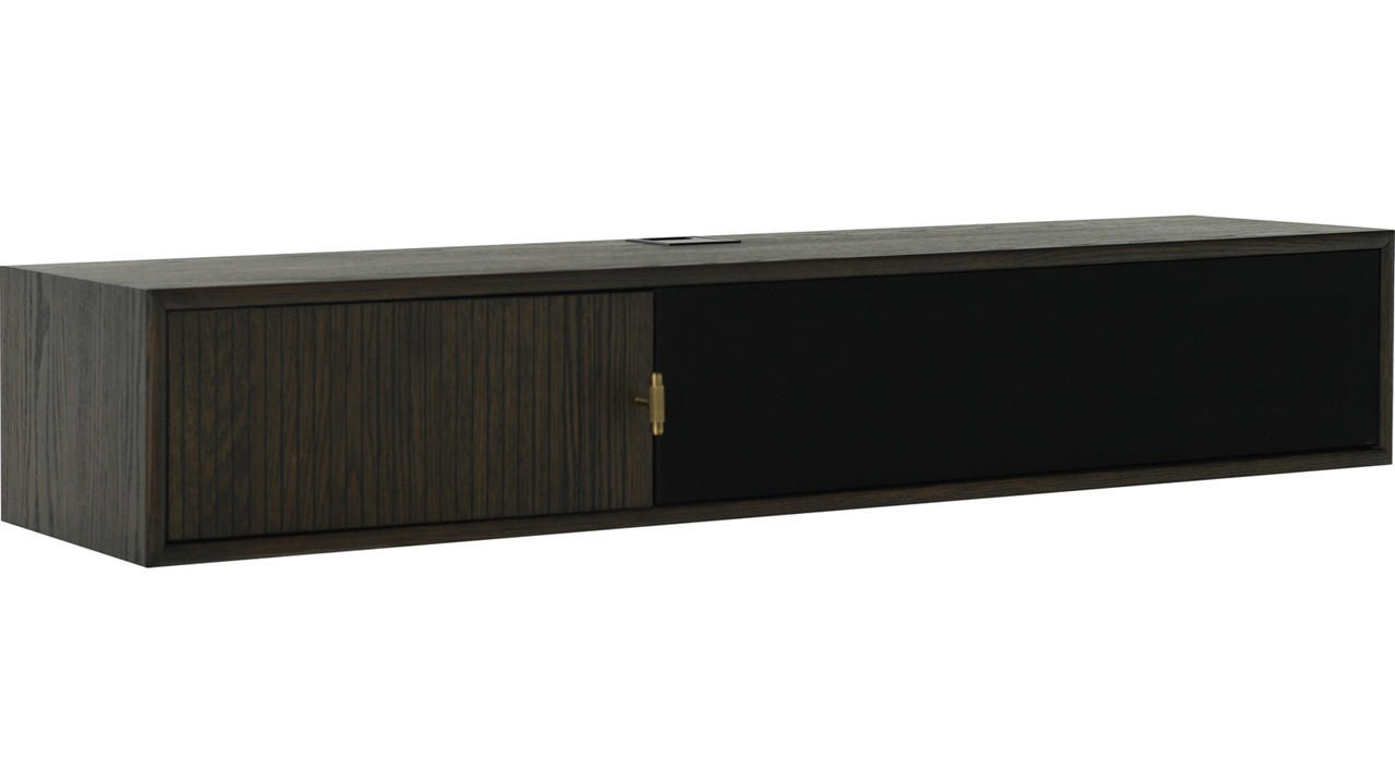 TV-BÄNK  133/23/32 cm  möbler i samma serie finns att köpa till  - brun, Modern, trämaterial/trä (133/23/32cm) - Best Price