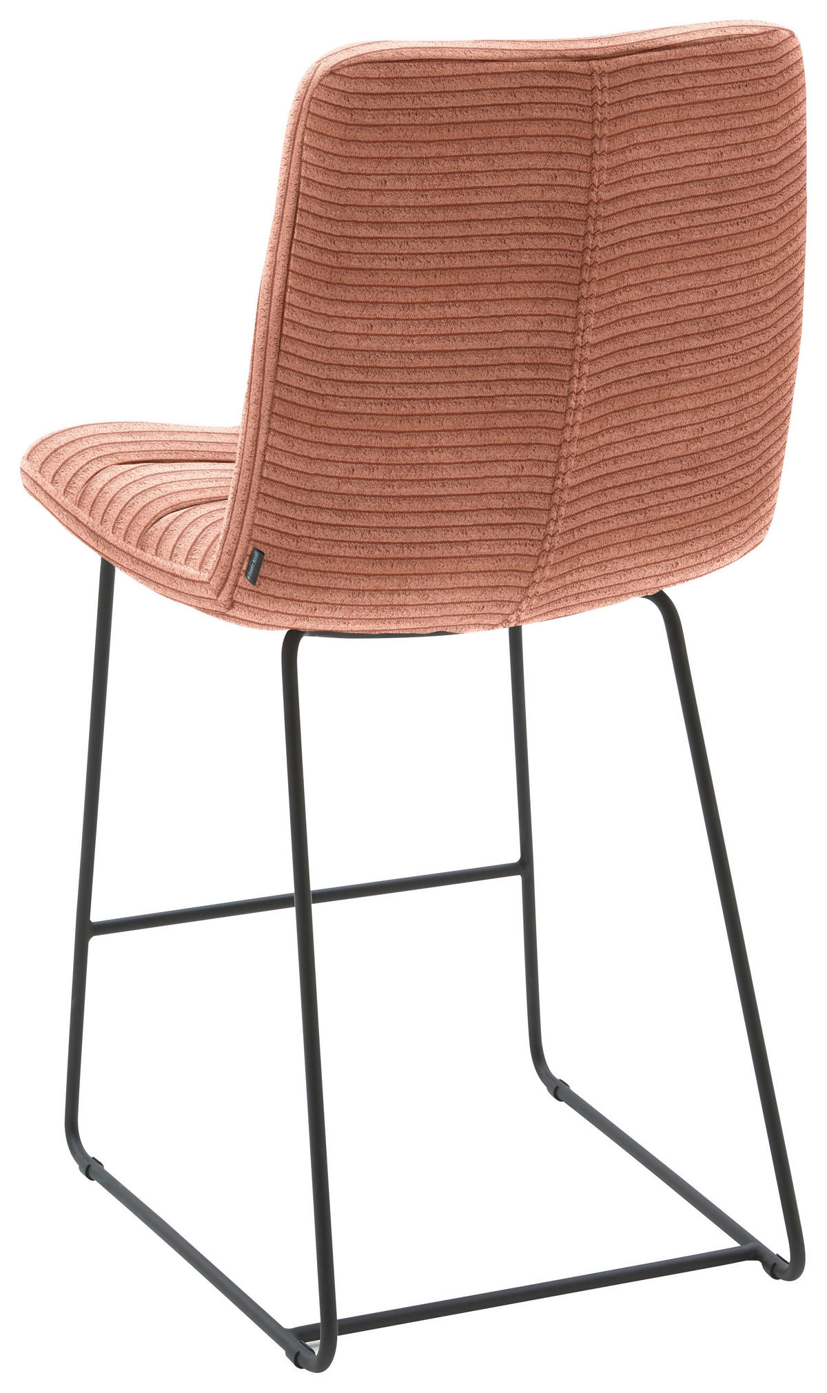 TRESENSTUHL - Rostfarben/Schwarz, Design, Textil/Metall (52/106/66cm) - Dieter Knoll