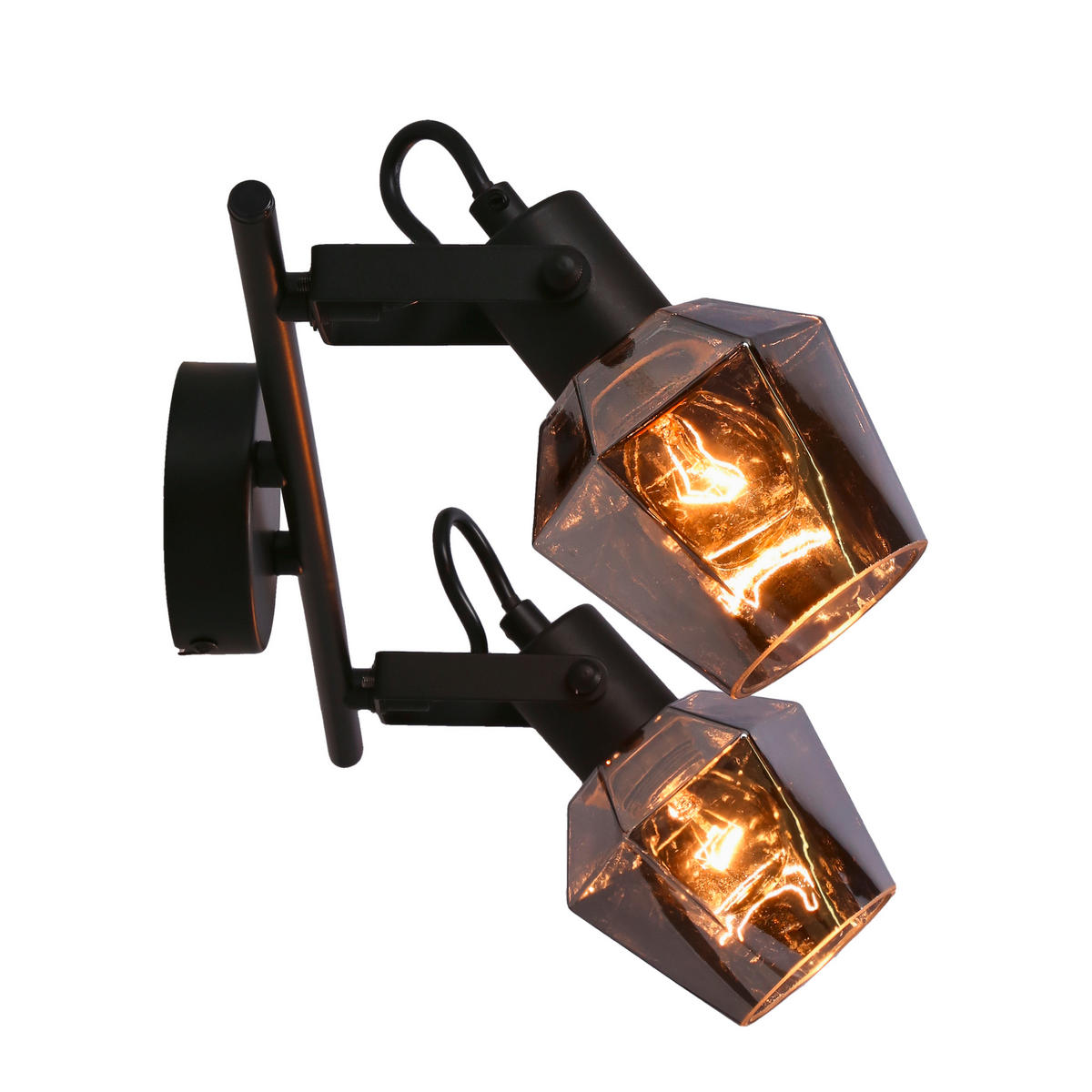 SPOTLIGHT Randi 44/9/22 cm   - svart, Design, metall/glas (44/9/22cm)
