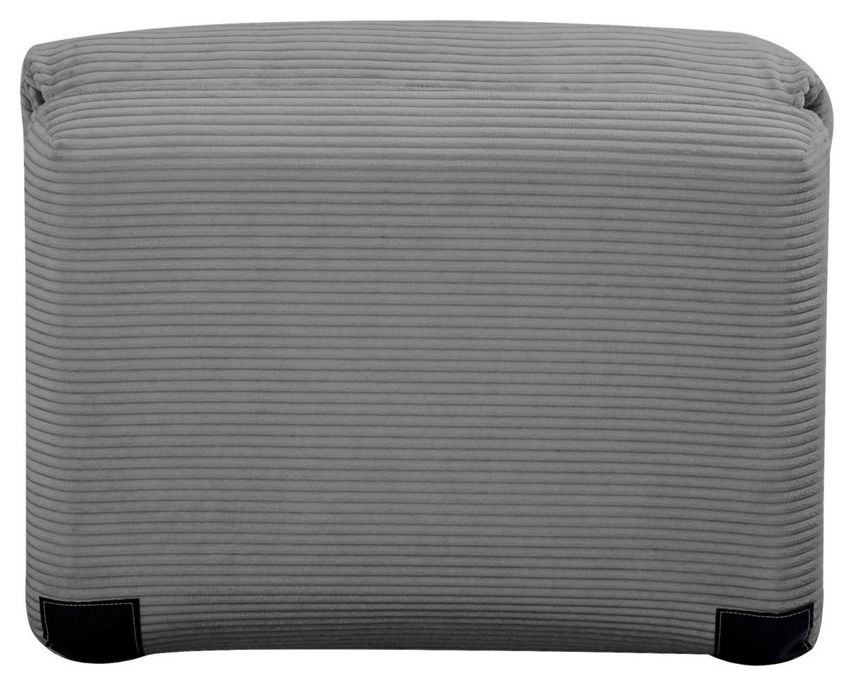 SCHLAFSESSEL in Cord Dunkelgrau  - Dunkelgrau, Design, Textil/Metall (82/58/78cm) - Livetastic