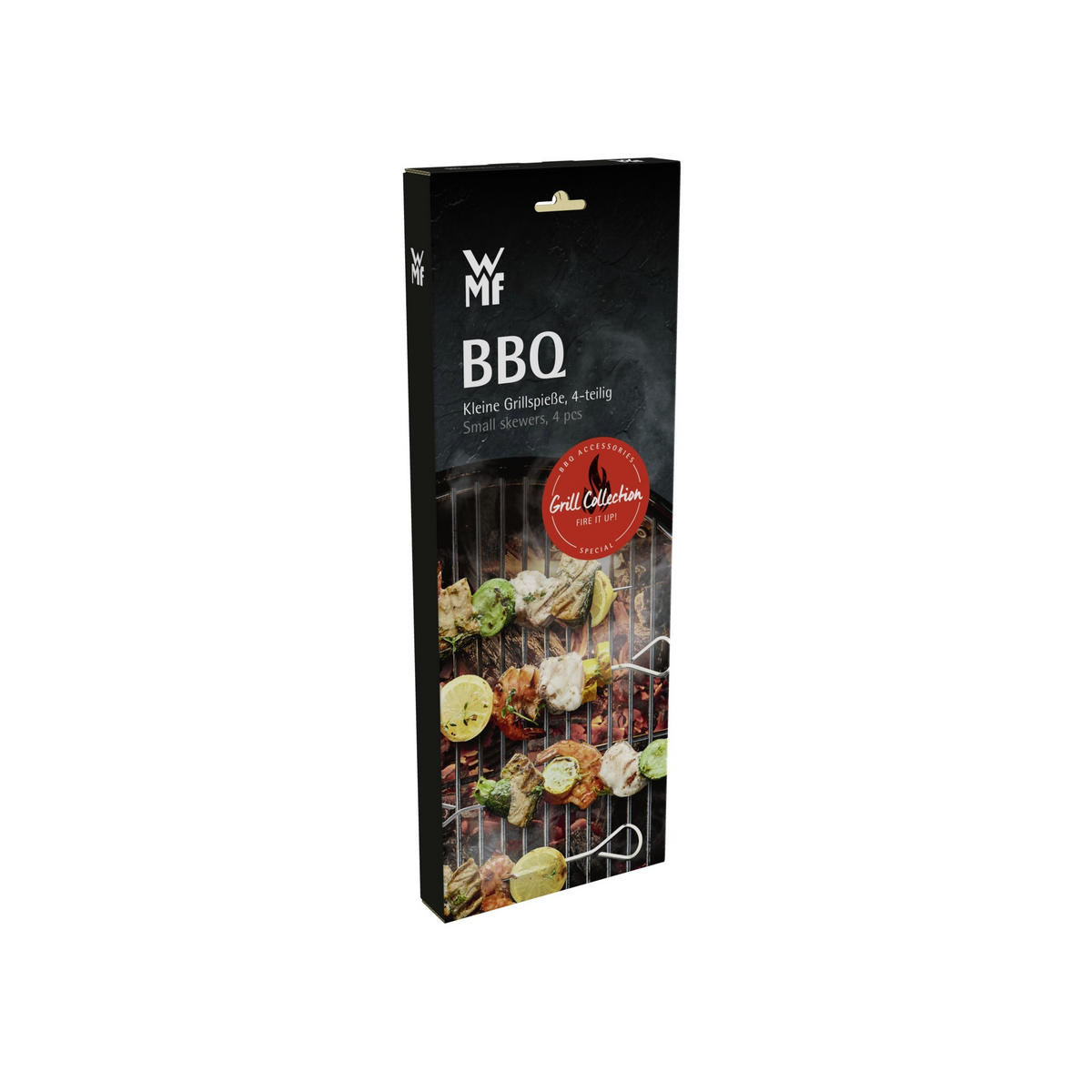 GRILLSPIEßE - Edelstahlfarben, Design, Metall (37cm) - WMF