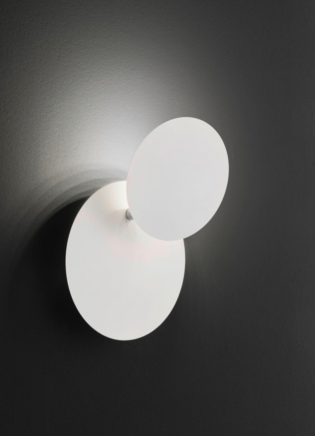 APLICĂ DE PERETE CU LED - alb, Basics, plastic/metal (18/6,5cm) - Wofi
