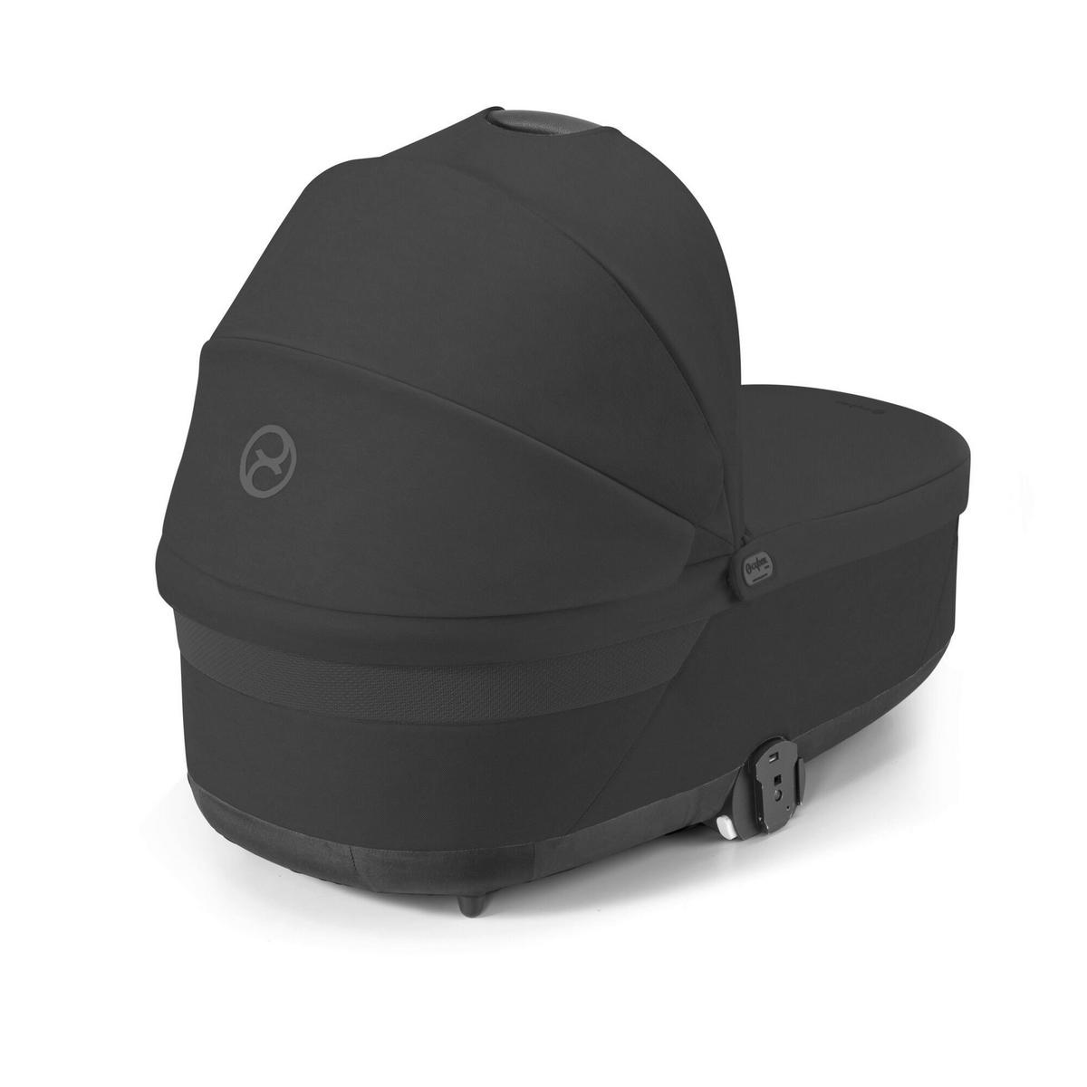 LIEGEWANNE COT S LUX  - Schwarz, Basics, Kunststoff/Textil (88,5/45/22,3cm) - cybex GOLD