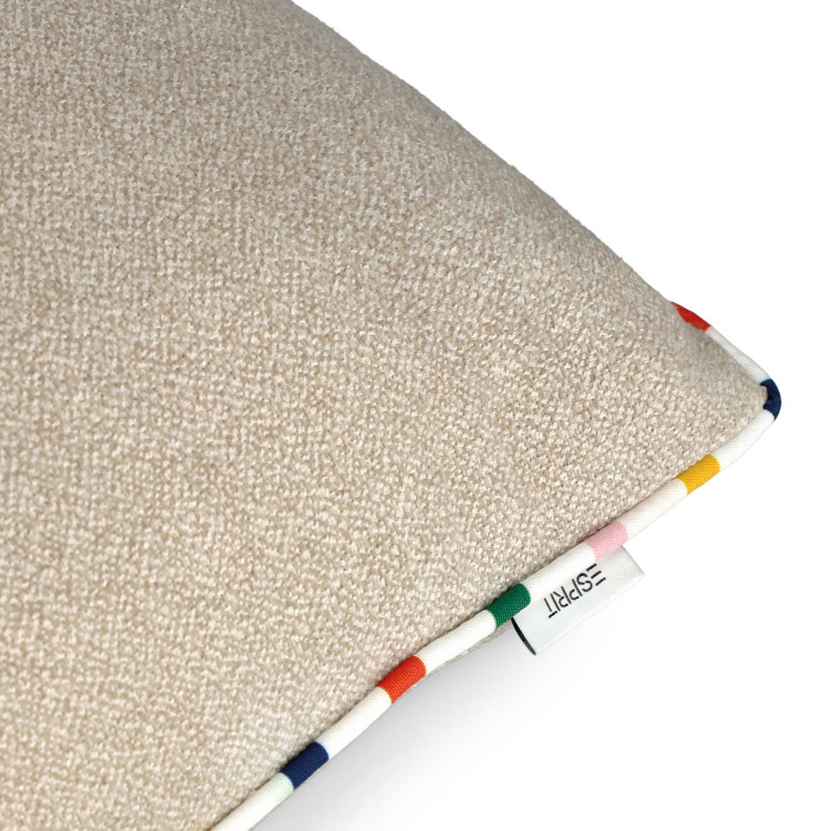KISSENHÜLLE E-Signature  - Beige, Basics, Textil (45/45cm) - Esprit