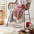 PLAID 150/180 cm Naturfarben, Rot - Rot/Naturfarben, Basics, Textil (150/180cm)