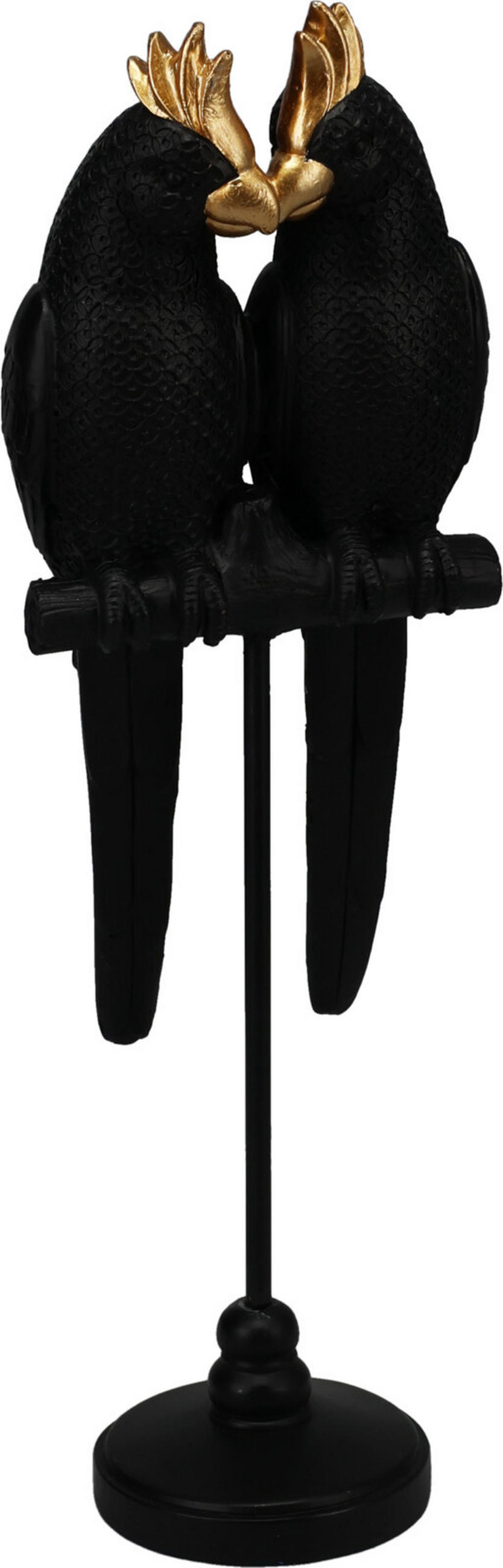 DEKORAČNÉ ZVIERATKO - čierna, Basics, kameň (7.8/35/11cm)