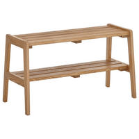 GARDEROBENBANK 80/45/36 cm  - Eichefarben, Basics, Holz (80/45/36cm)