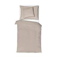 ÁGYNEMŰHUZAT-GARNITÚRA 140/200 cm  - világosbarna, Basics, textil (140/200cm)