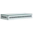 WANDBOARD Silberfarben  - Silberfarben, Trend, Glas/Holzwerkstoff (50/6/16cm) - Xora