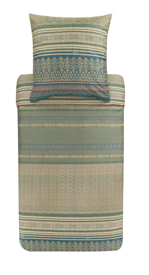 BETTWÄSCHE ROCCARASO 200/200 cm  - Grün, Basics, Textil (200/200cm) - Bassetti