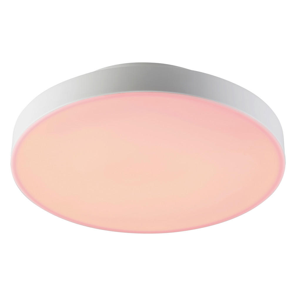 Thumbnail - Eglo Led-Deckenleuchte Turcona-Z, Weiß, Metall, Kunststoff, rund,rund, F, 6 cm, Farbwechsler, ZigBee-Technologie, Smartp...