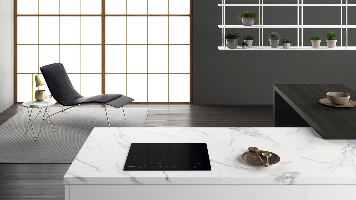 SET APARATA - srebrne boje/crna, Design, staklo/metal - Whirlpool
